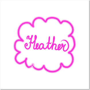 Heather. Female name. Posters and Art